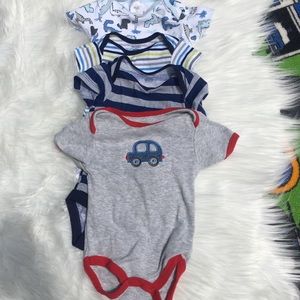 BUNDLE of 4 short sleeve onesies